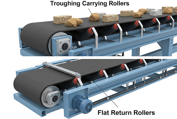 رولیک رفت و برگشت در سیستم‌های نوار نقاله